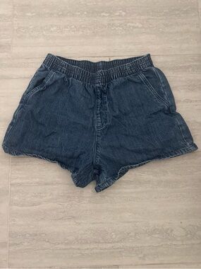 Universal Thread Washed Dark Blue Denim Shorts